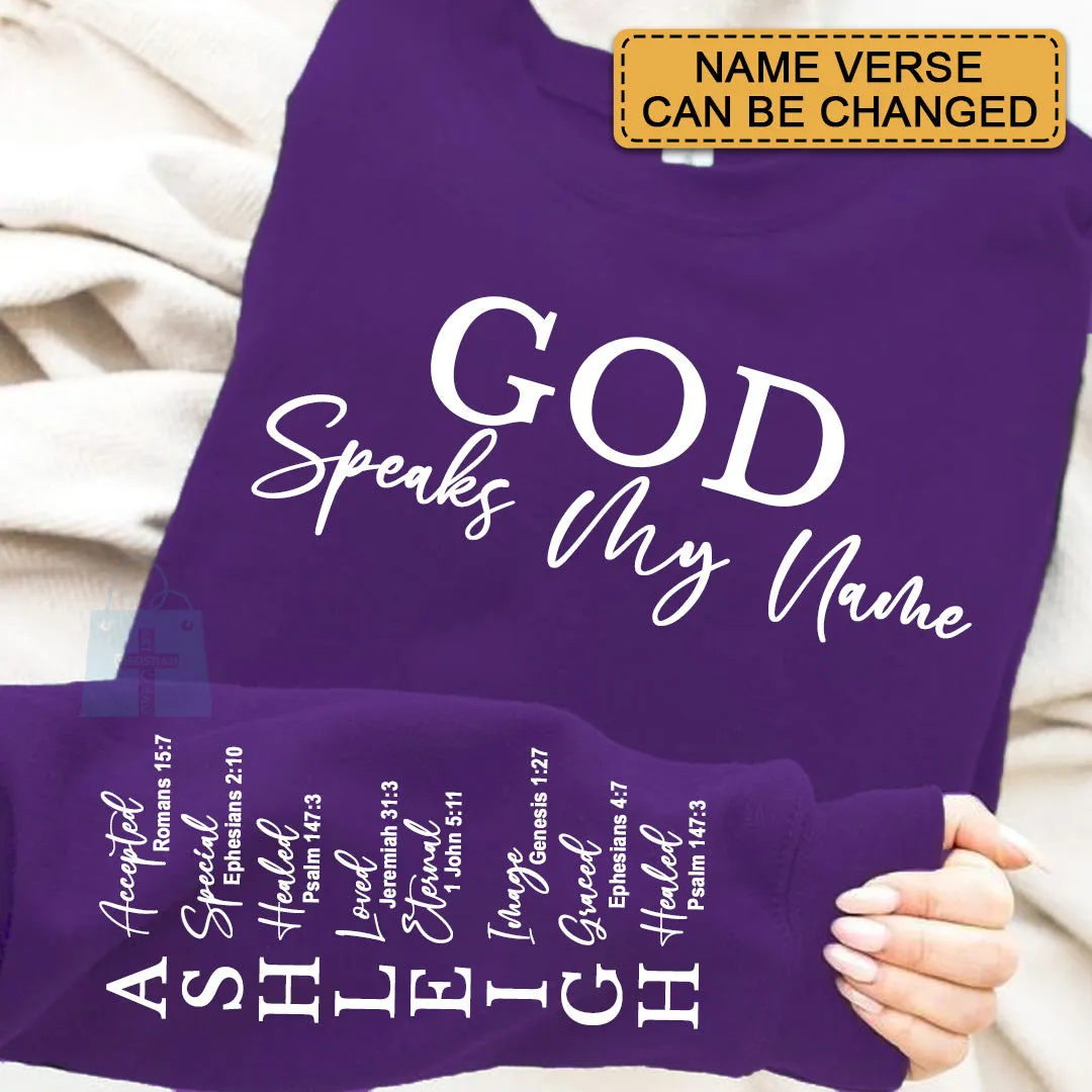 CHRISTIANARTBAG Custom Couple's Apparel : Uncover the sacred meaning of your name - Love Never Fail - Personalized T-Shirt - CAB01121724
