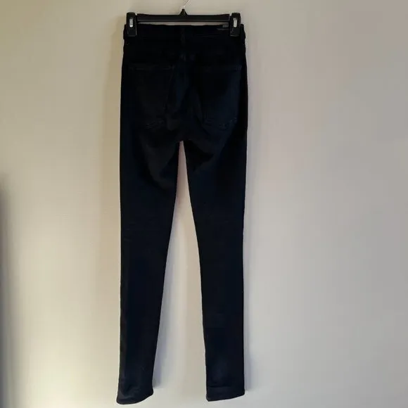 Citizens of Humanity Carlie High Rise Jeans in All Nite Black‎ Womens Size 25