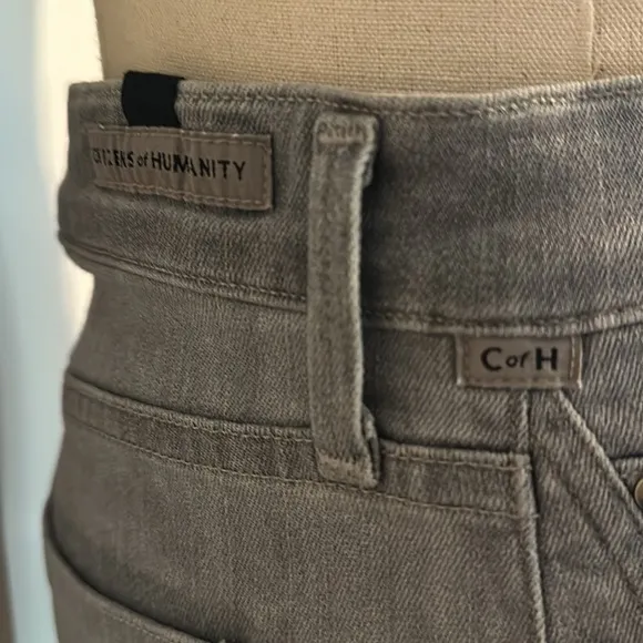 Citizens of Humanity | Rocket | Crop | High Rise | silver lining |Skinny | jeans