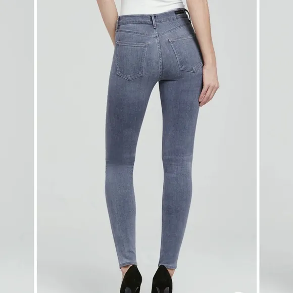 Citizens of Humanity | Rocket | Crop | High Rise | silver lining |Skinny | jeans