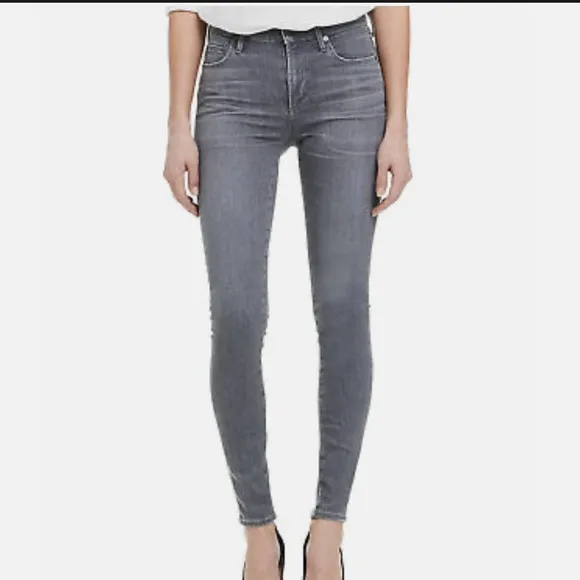 Citizens of Humanity | Rocket | Crop | High Rise | silver lining |Skinny | jeans