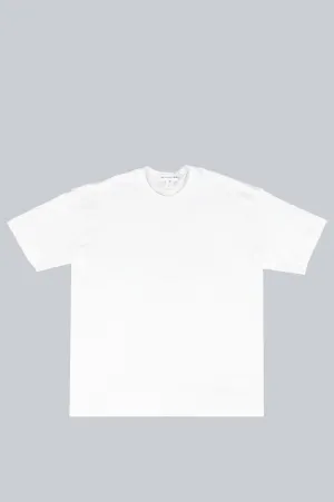 COMME DES GARCONS SHIRT LOGO OVERSIZED T-SHIRT WHITE