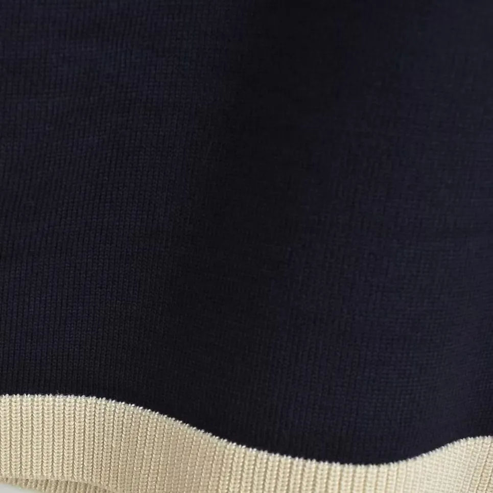 Contrast Trim Tee Mini Dress