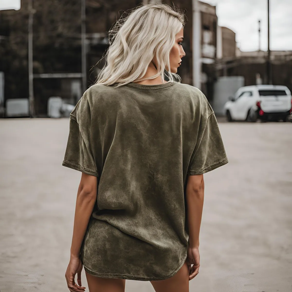 Custom Premium Unisex Acid Washed Oversized T-Shirts