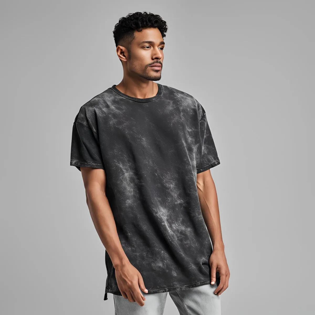 Custom Premium Unisex Acid Washed Oversized T-Shirts