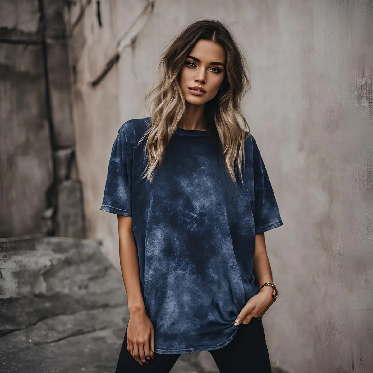 Custom Premium Unisex Acid Washed Oversized T-Shirts