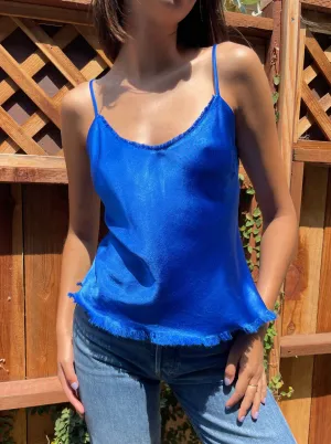 Dawn Cami Vintage Satin - Cobalt