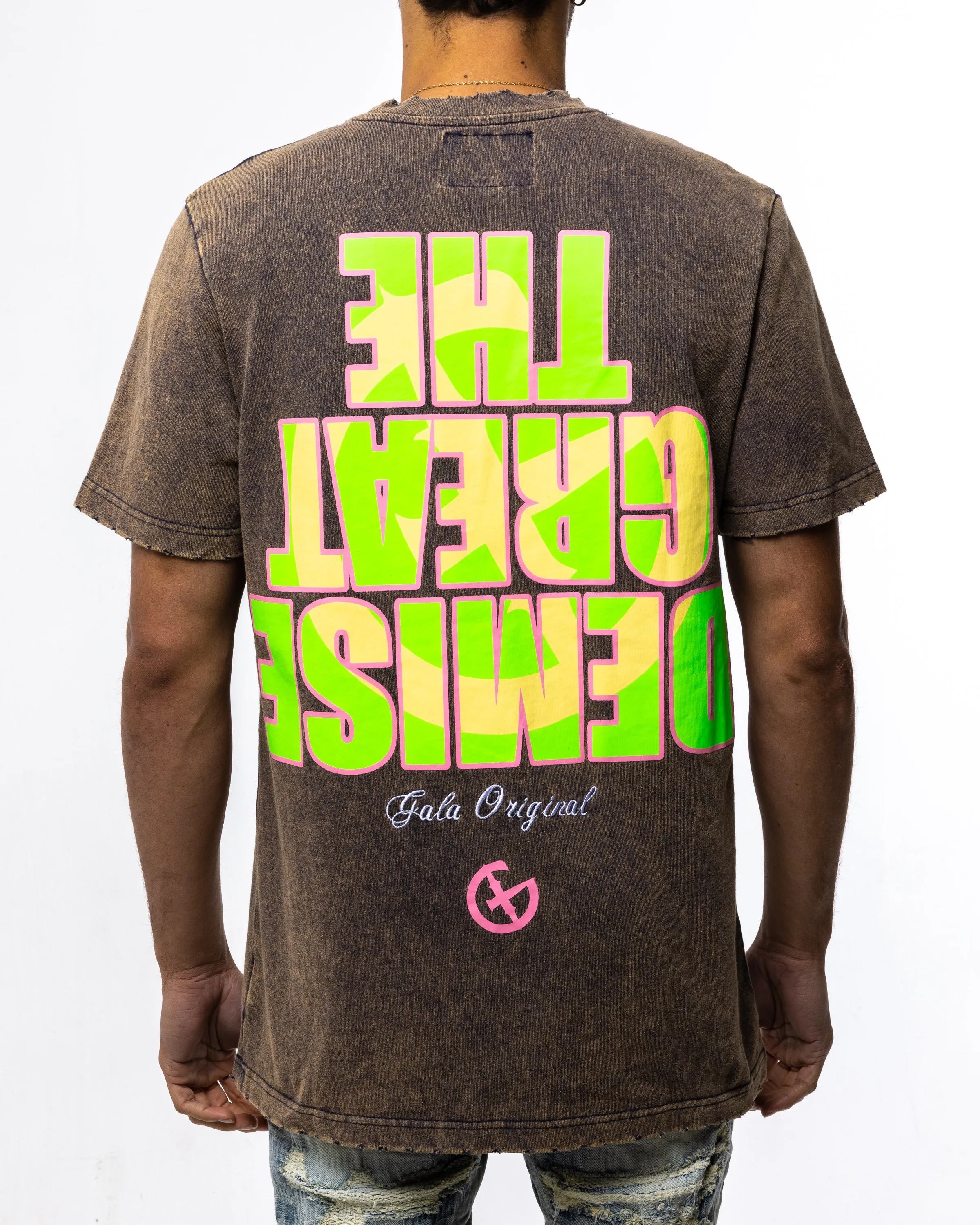 DEMISE T-SHIRT (SPACE/MAUVE)