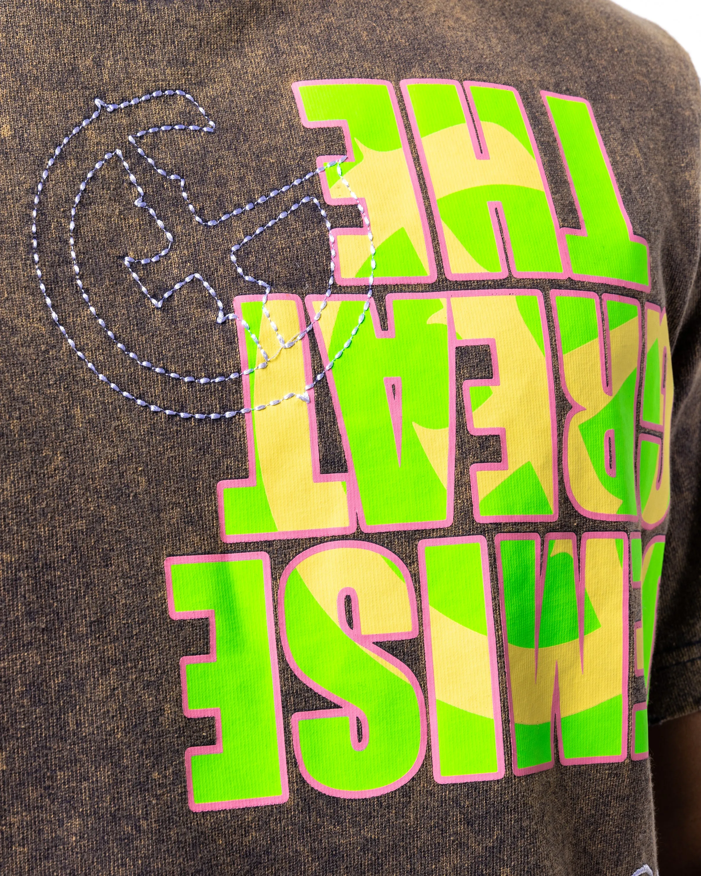 DEMISE T-SHIRT (SPACE/MAUVE)