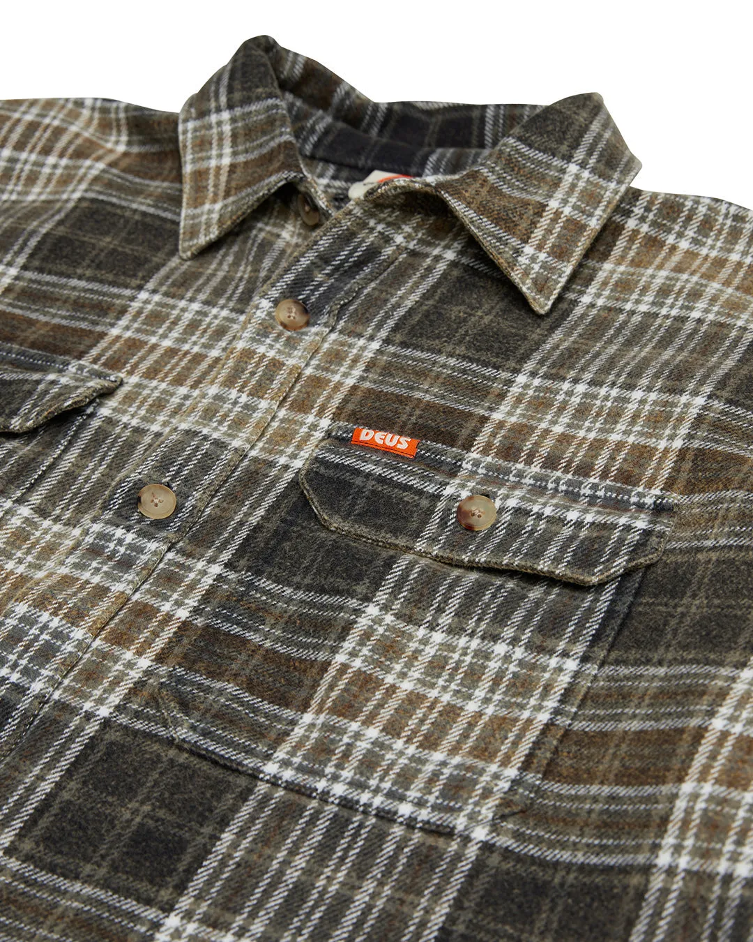 Deus Ex Machina Vacay Shirt Grey Check