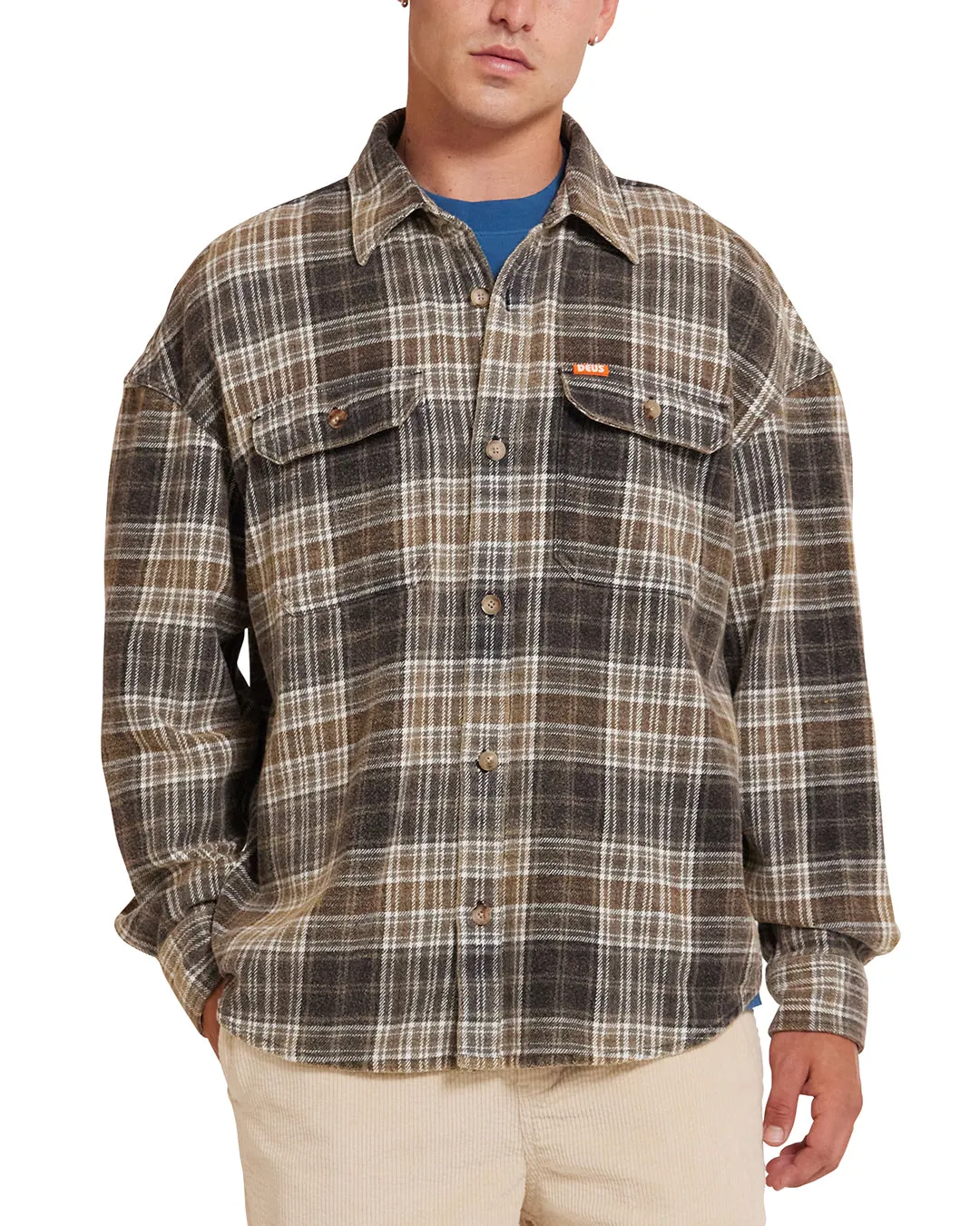Deus Ex Machina Vacay Shirt Grey Check