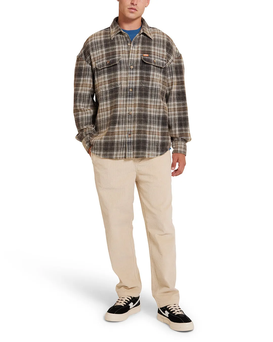 Deus Ex Machina Vacay Shirt Grey Check