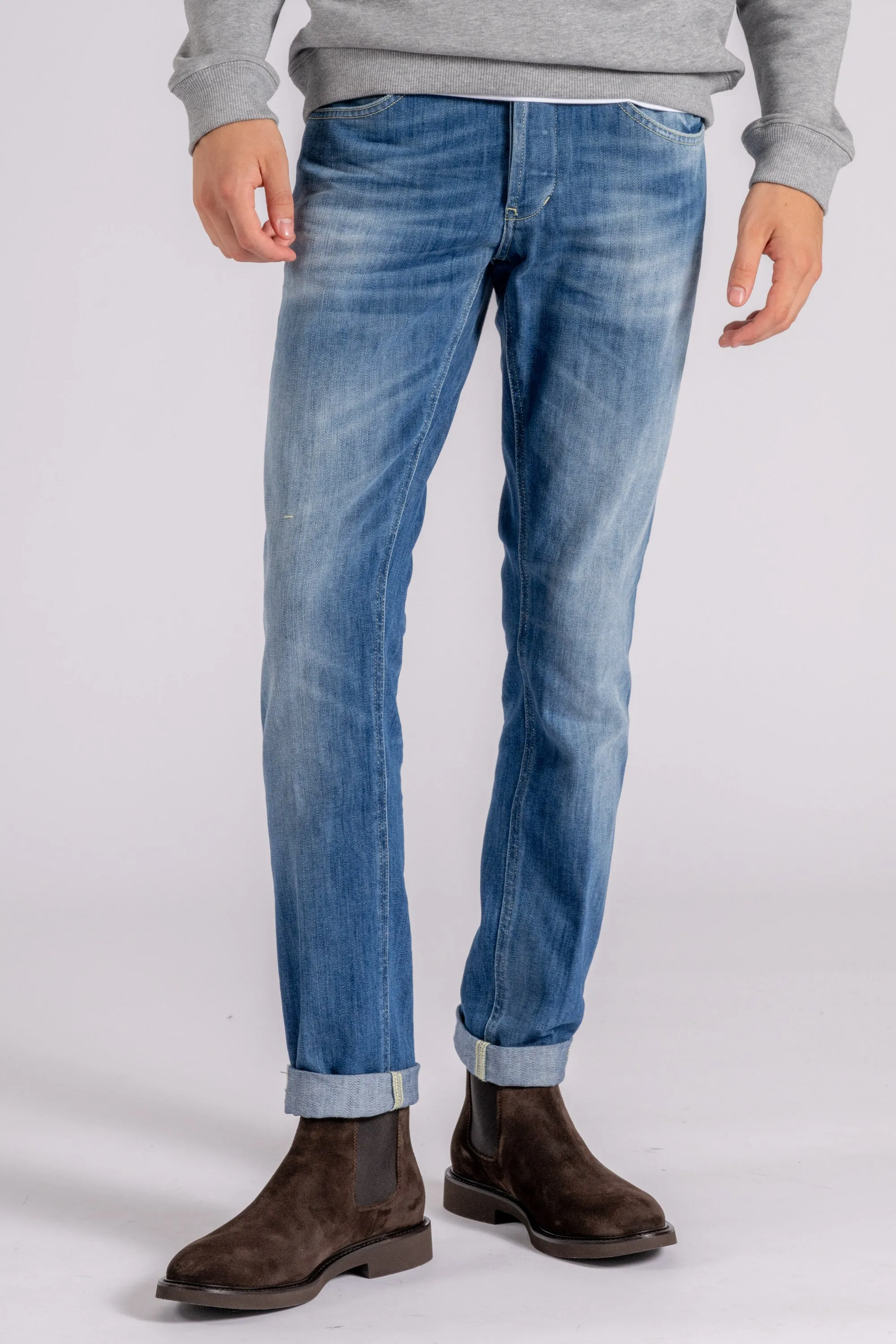 Dondup Jeans George Cotone/Elastomultiestere Blu