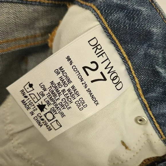 Driftwood Jackie skinny jeans