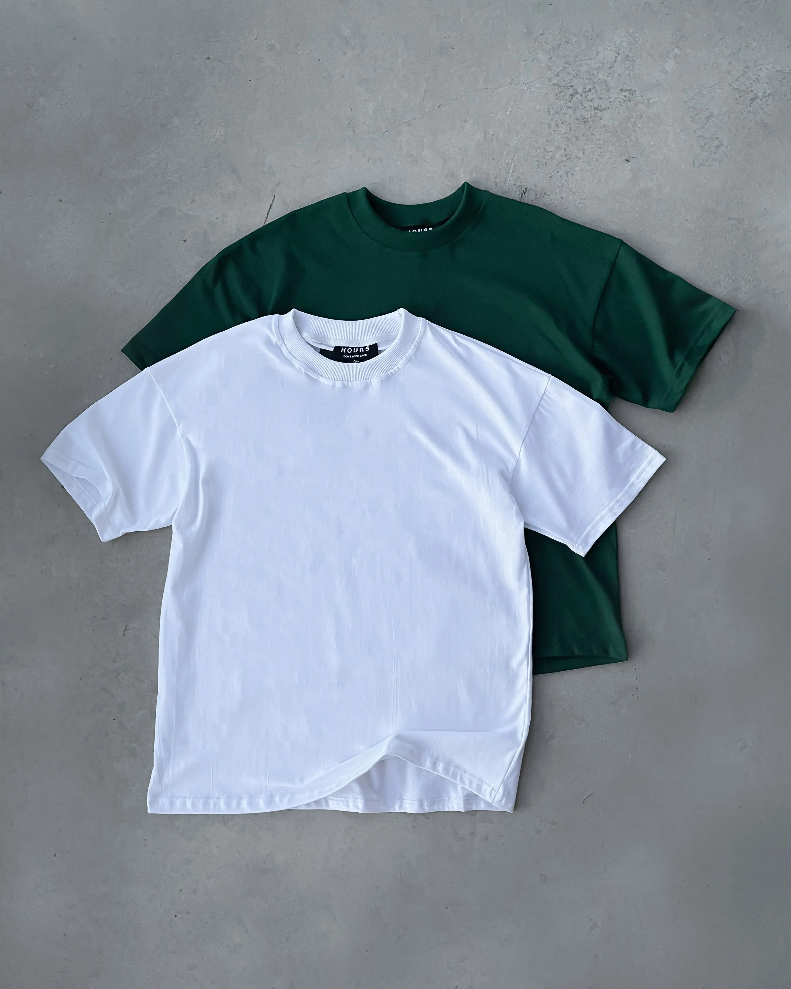 Drop Shoulder T-Shirt - White