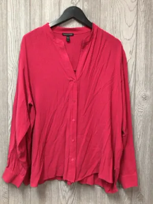 Eileen Fisher Silk Blouse Size Large