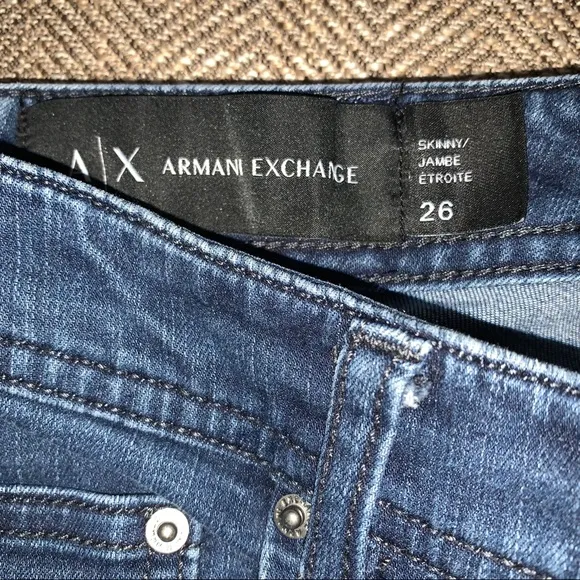 EUC Armani Exchange Skinny Jeans Size 26.
