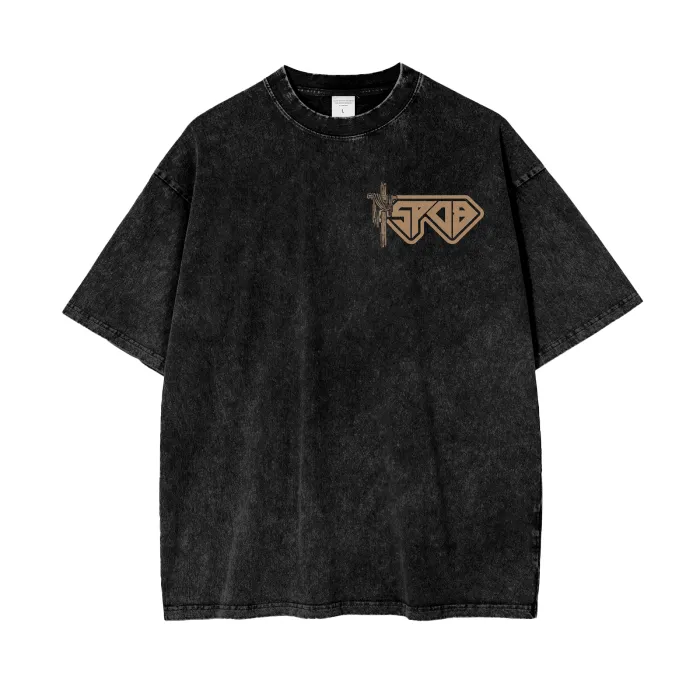 Faith Oversized Snow Wash T-Shirt