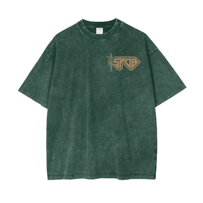 Faith Oversized Snow Wash T-Shirt