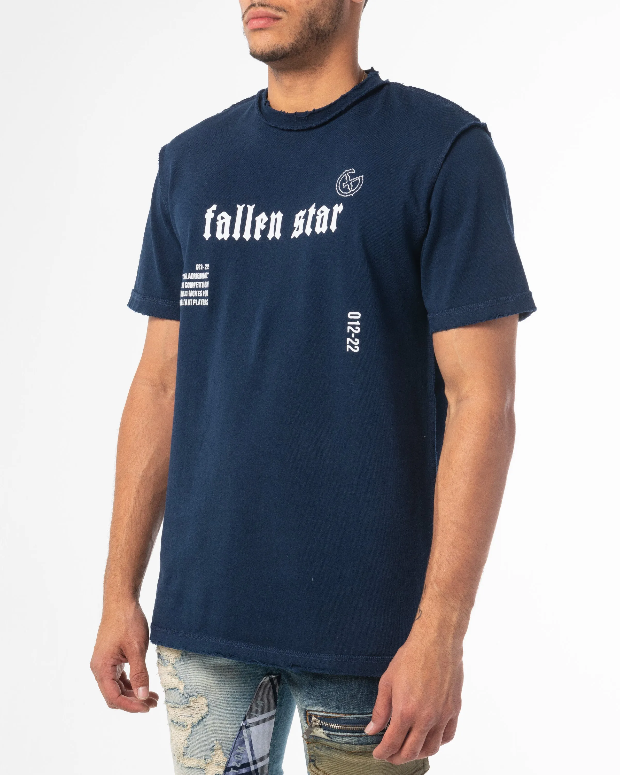 FALLEN STAR TEE (NAVY)
