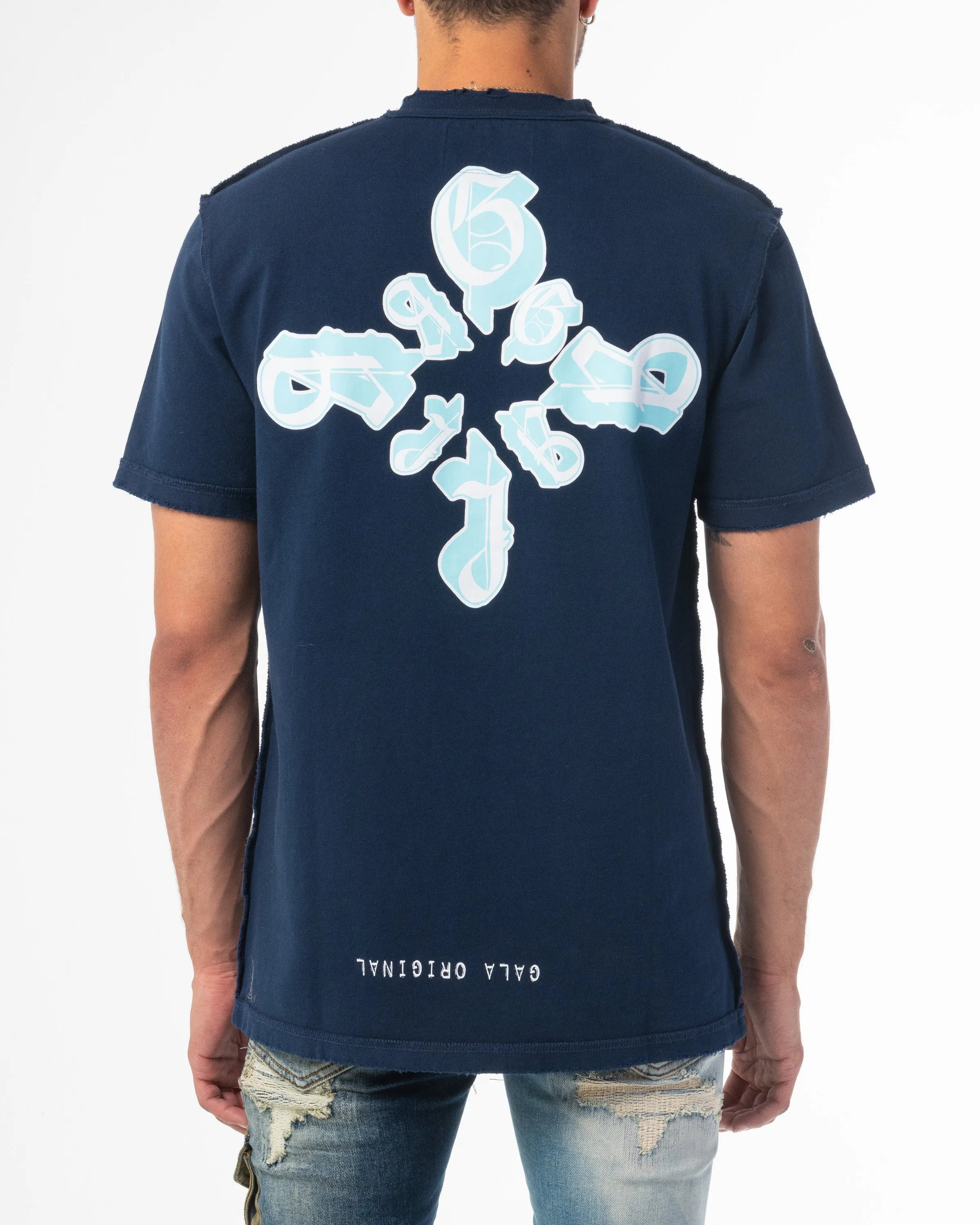FALLEN STAR TEE (NAVY)