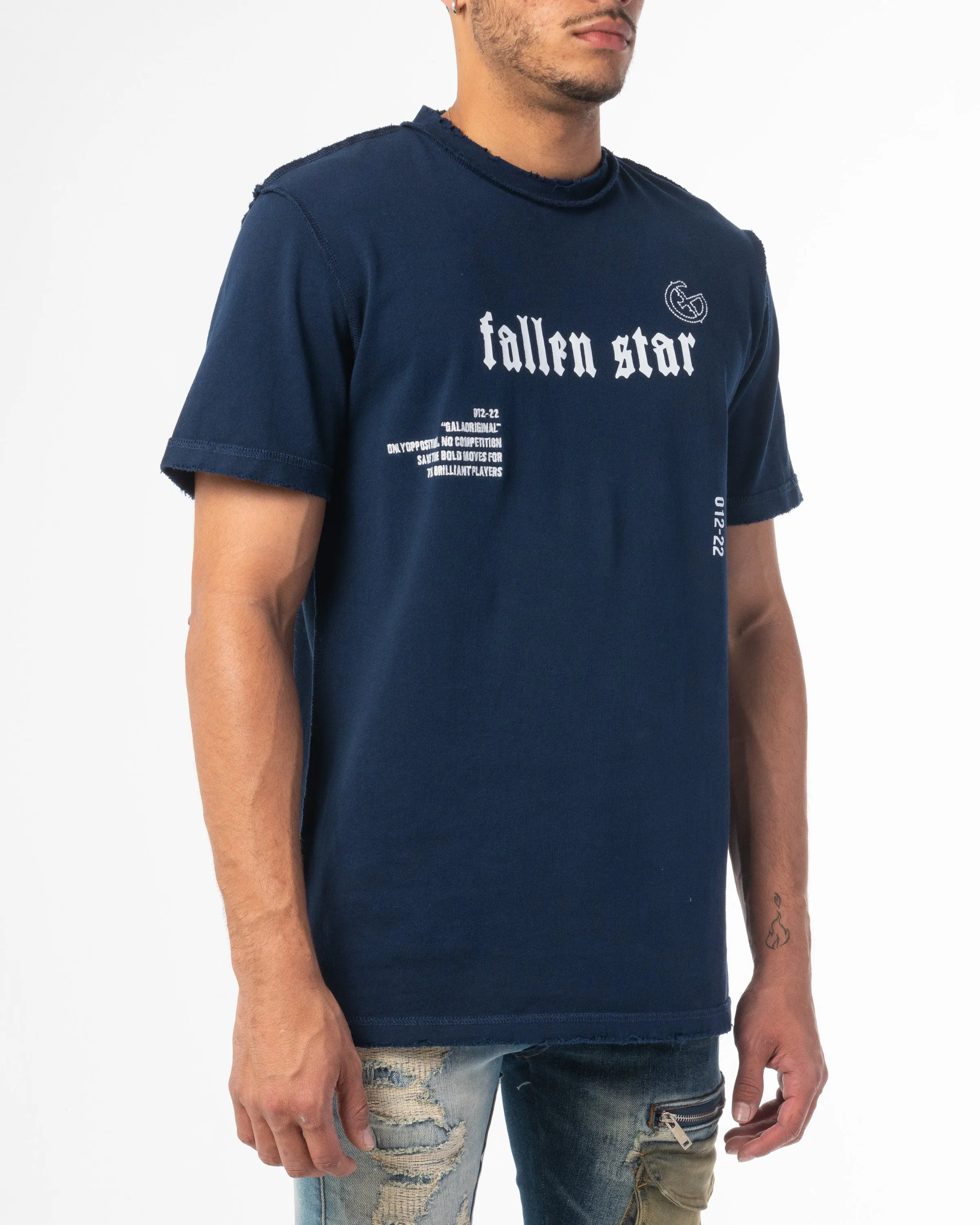 FALLEN STAR TEE (NAVY)