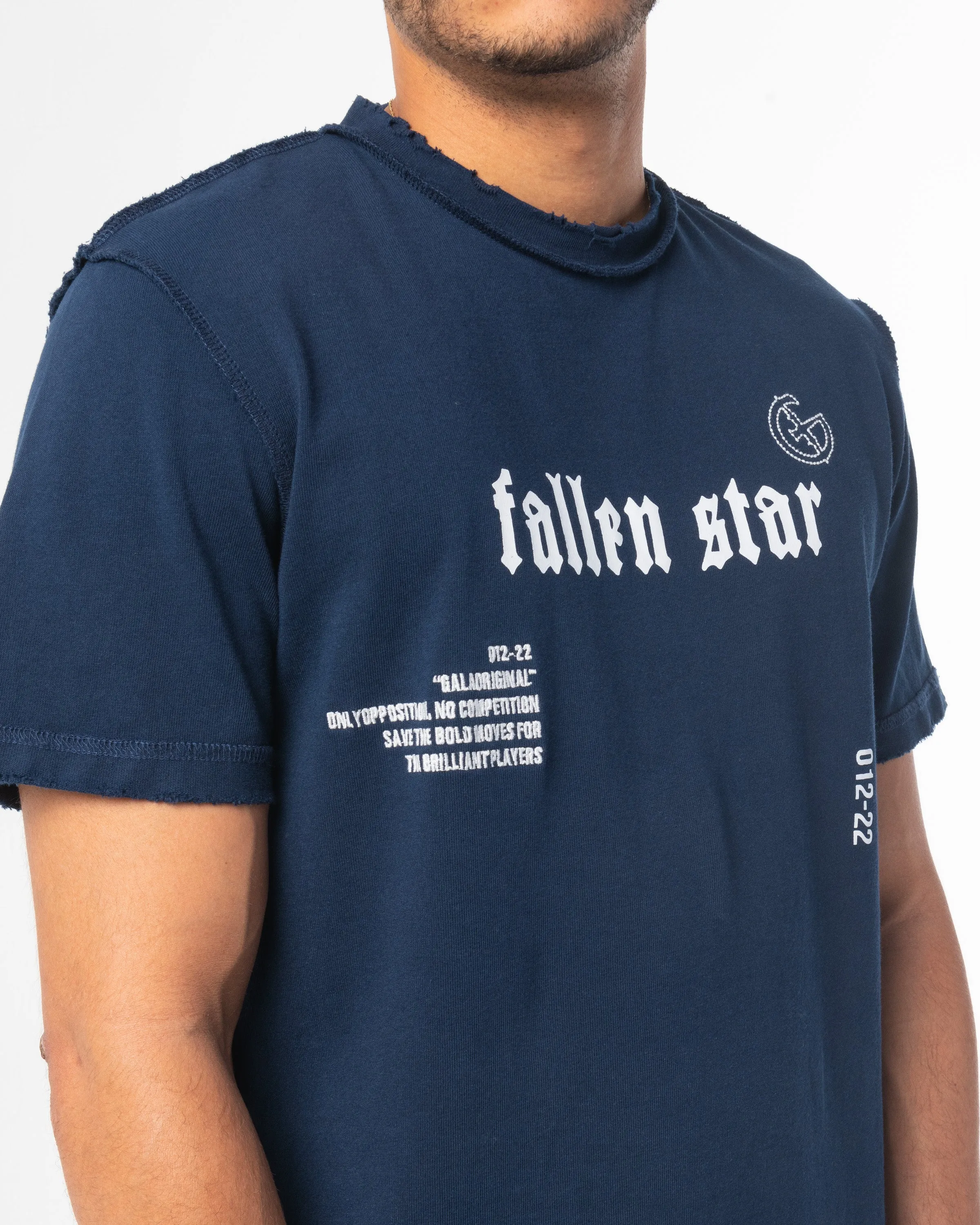 FALLEN STAR TEE (NAVY)