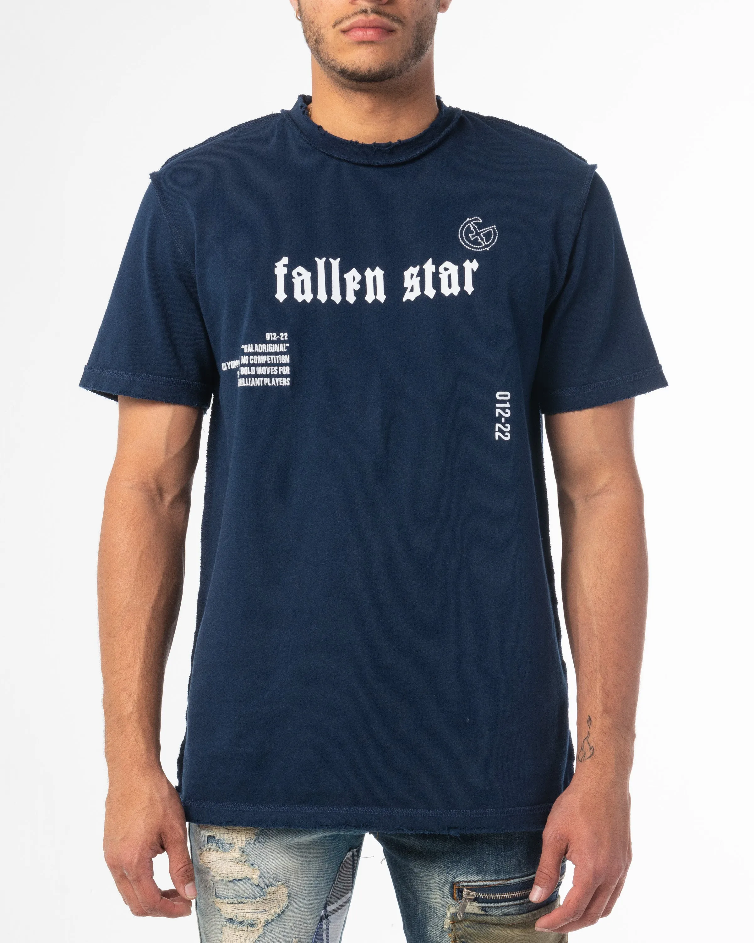 FALLEN STAR TEE (NAVY)