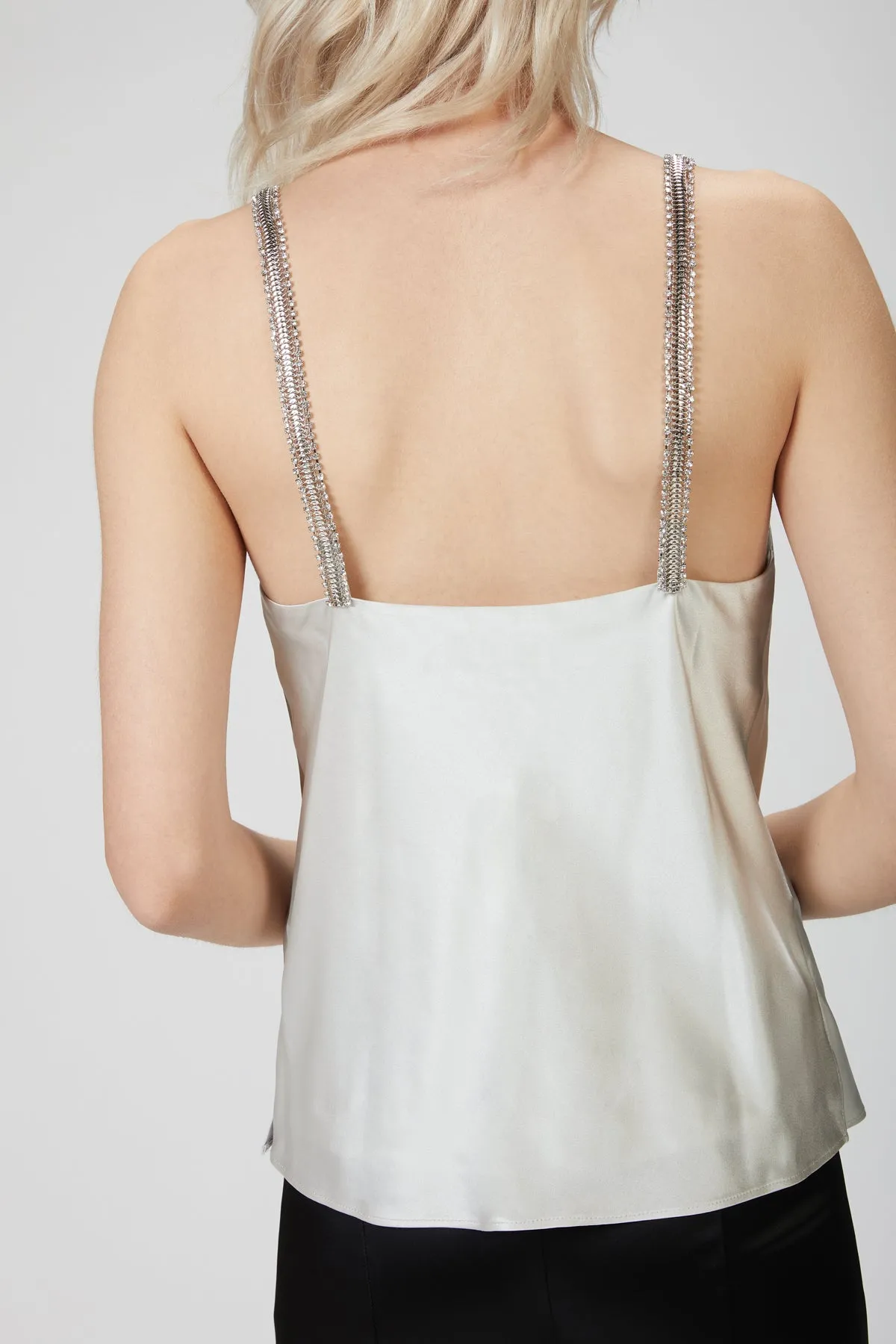 FELICITY CRYSTAL-STRAP CAMISOLE