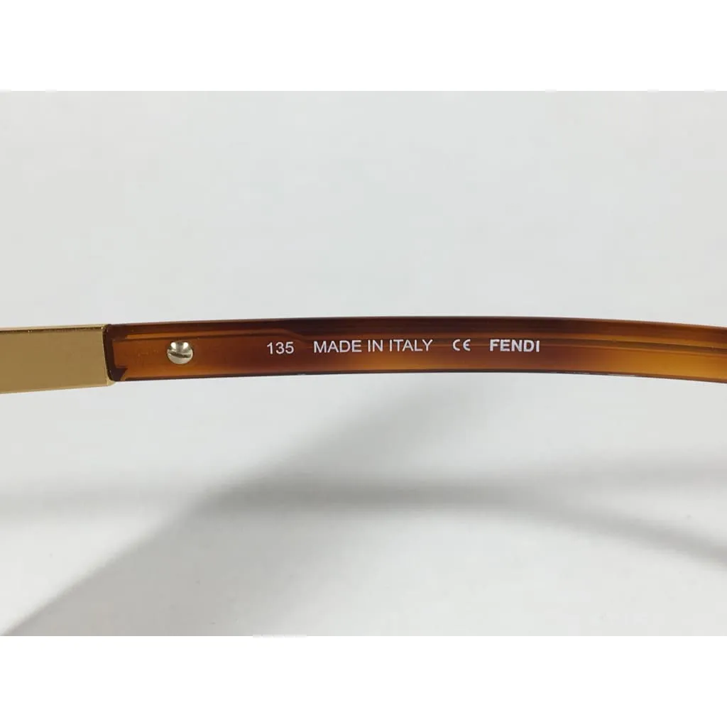 Fendi Runway Sunglasses Oversized Shield Butterfly Gray Green Gradient Lens Havana Frame FS5273 315