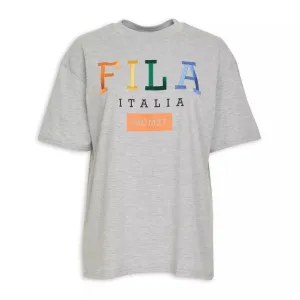 Fila Women's Isabel Oversized Embrodery Tee Grey