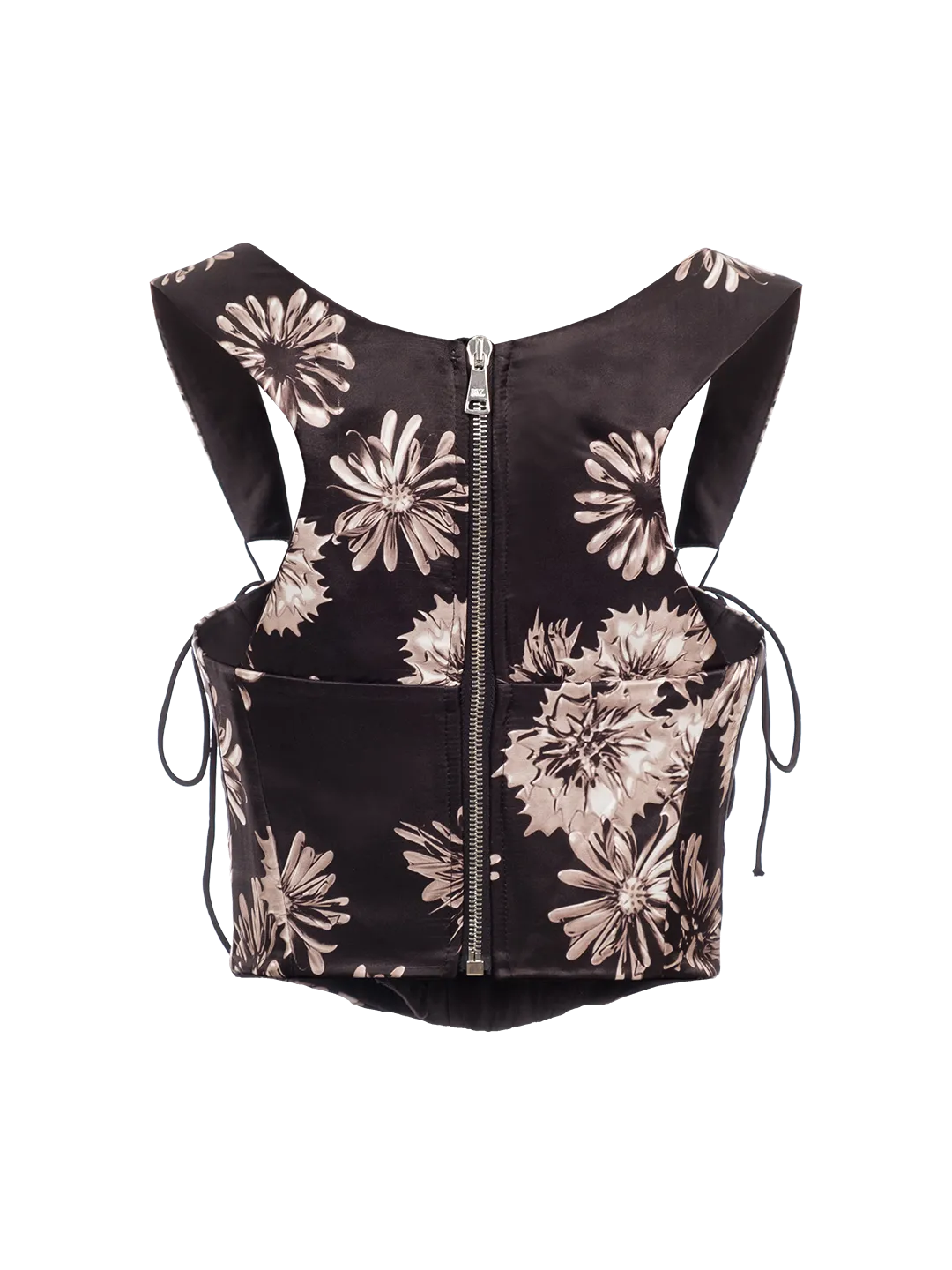 Floral Print Corset