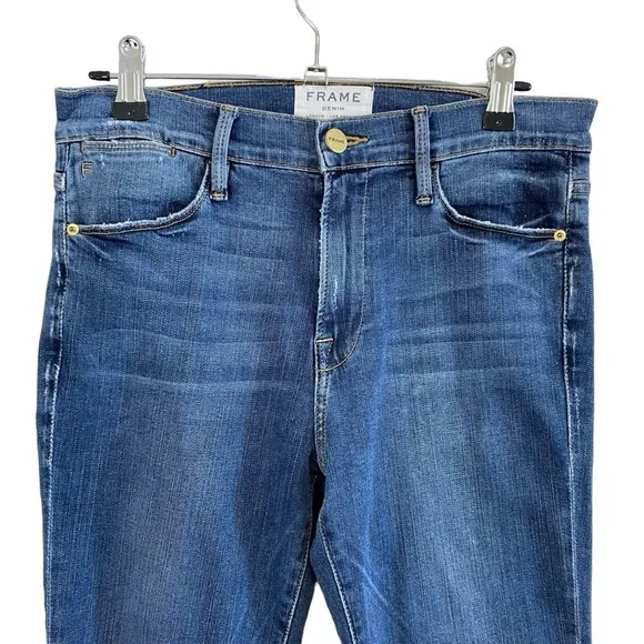 FRAME Denim - Aritizia - Le High Skinny Sulham Fray -  Size 27
