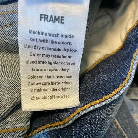 FRAME Denim - Aritizia - Le High Skinny Sulham Fray -  Size 27