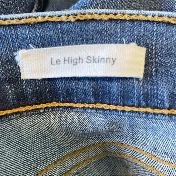 FRAME Denim - Aritizia - Le High Skinny Sulham Fray -  Size 27