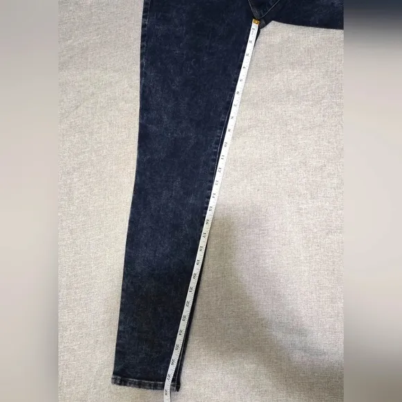 Frame Denim Le High Skinny Dark Blue Acid Wash Jeans Size 29