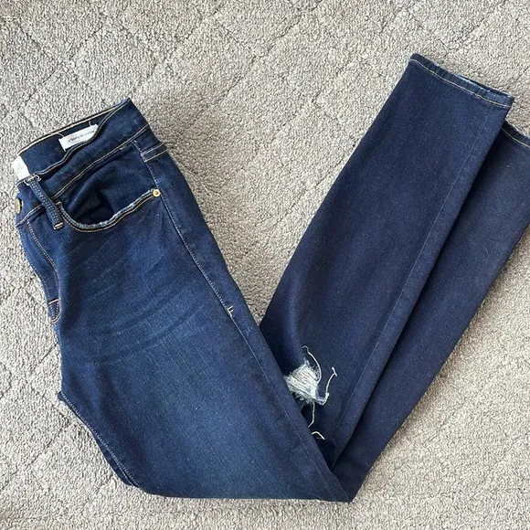 Frame Denim Le Skinny De Jeanne Ripped Knees Skinny Jeans size 28