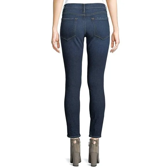 Frame Denim Le Skinny De Jeanne Ripped Knees Skinny Jeans size 28