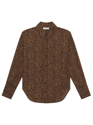 Frame The Standard Shirt in Sand Multi