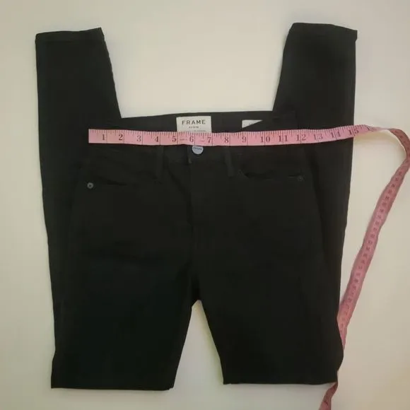 FRAME Denim 'Le High Skinny Jeans in Byxbee' Black