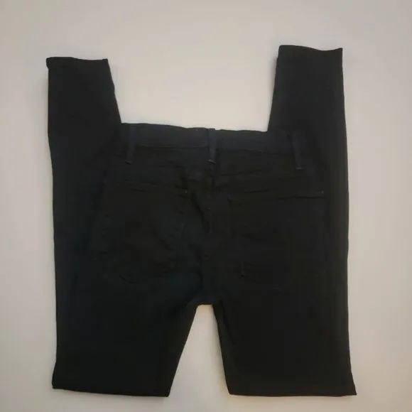 FRAME Denim 'Le High Skinny Jeans in Byxbee' Black