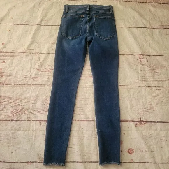 Frame Le High Skinny Distressed Size 25