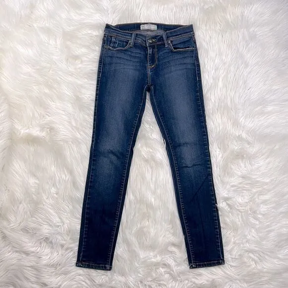 Free People y2k style skinny jeans dark wash size 26