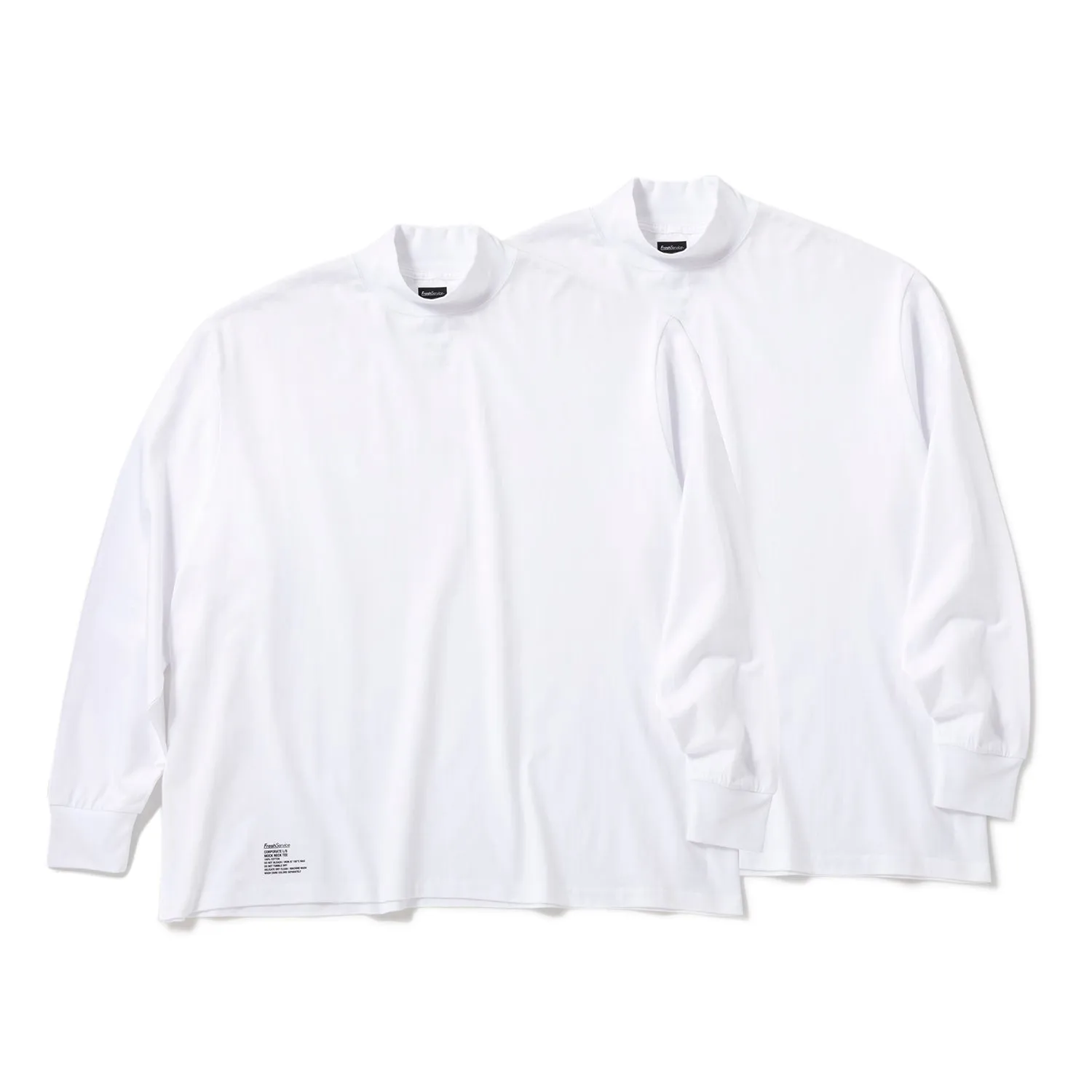 FreshService | フレッシュサービス　2-PACK OVERSIZED L/S MOCKNECK TEE