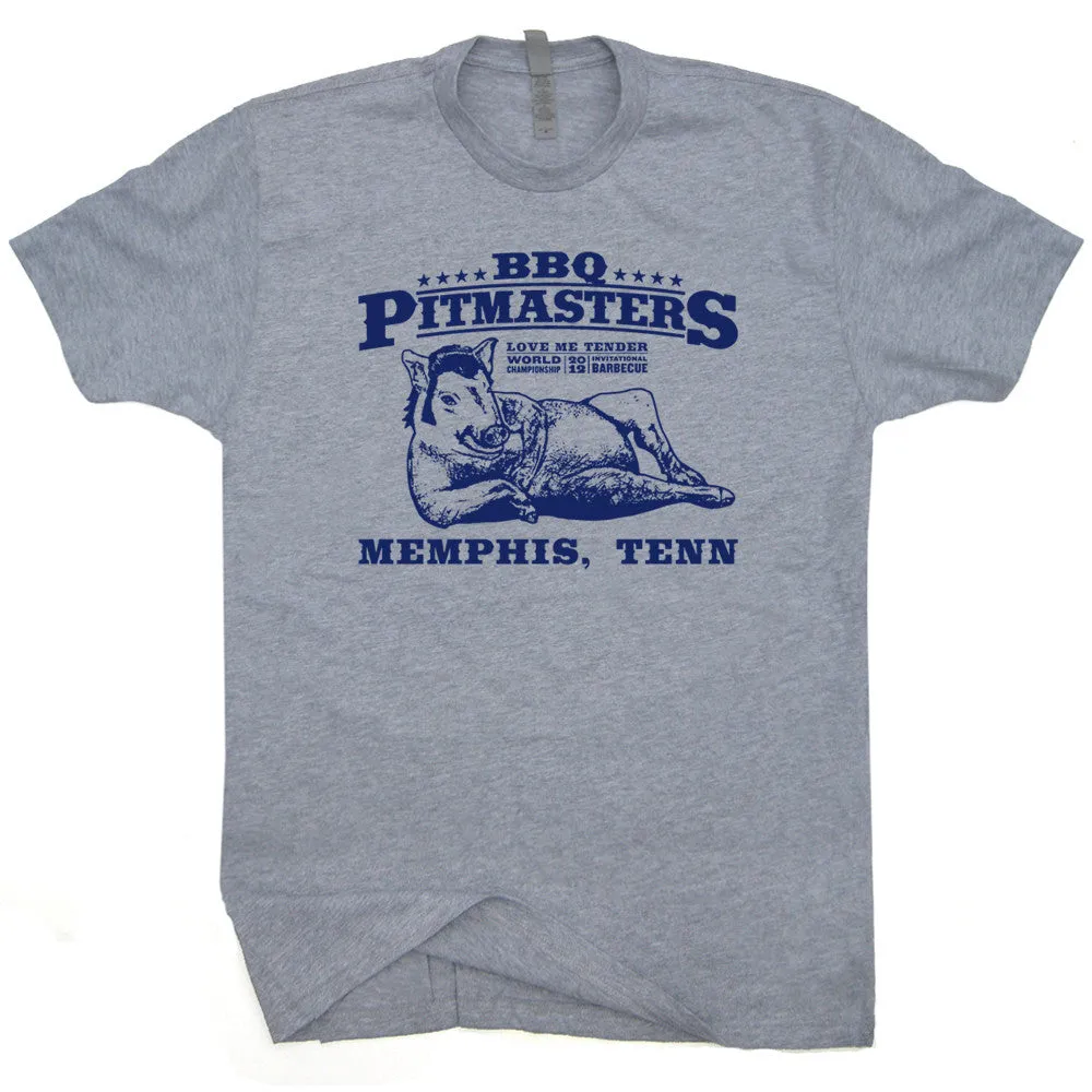 Funny BBQ T Shirt Elvis Presley T Shirt Cool Vintage Butcher T Shirt