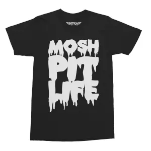 FUNTCASE ‘MOSH PIT’ T-SHIRT (WHITE PRINT)