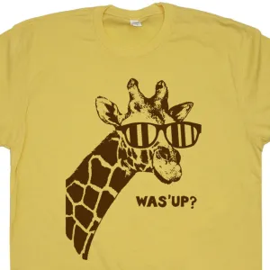 Giraffe T Shirt Funny Giraffe Shirt Cool Vintage Animal Shirt Saying