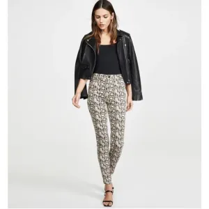 Good American Good Legs Snake-Print Skinny Jeans, Size: 18, NWT