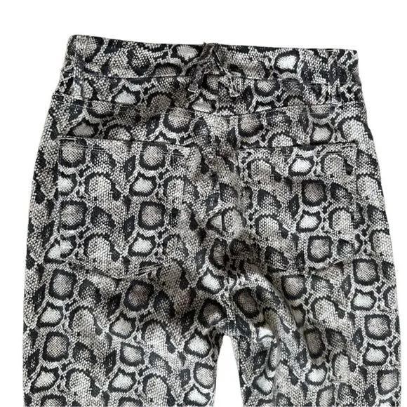 Good American Good Legs Snake Print Skinny Jeans | Size 6/28