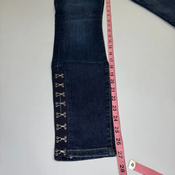 Good American | High Rise Skinny Good waste Eye hook Jeans Size 0/24 women’s